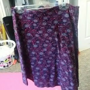 Navy blue skirt